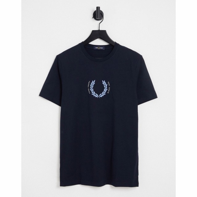 フレッドペリー Fred Perry メンズ Tシャツ トップス Laurel Wreath T-Shirt In Blue ネイビー