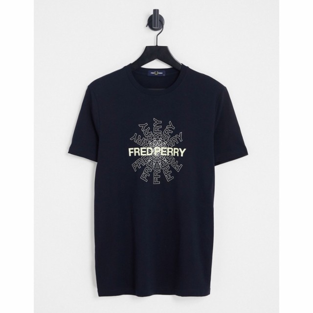 フレッドペリー Fred Perry メンズ Tシャツ トップス Graphic T-Shirt In Navy ネイビー