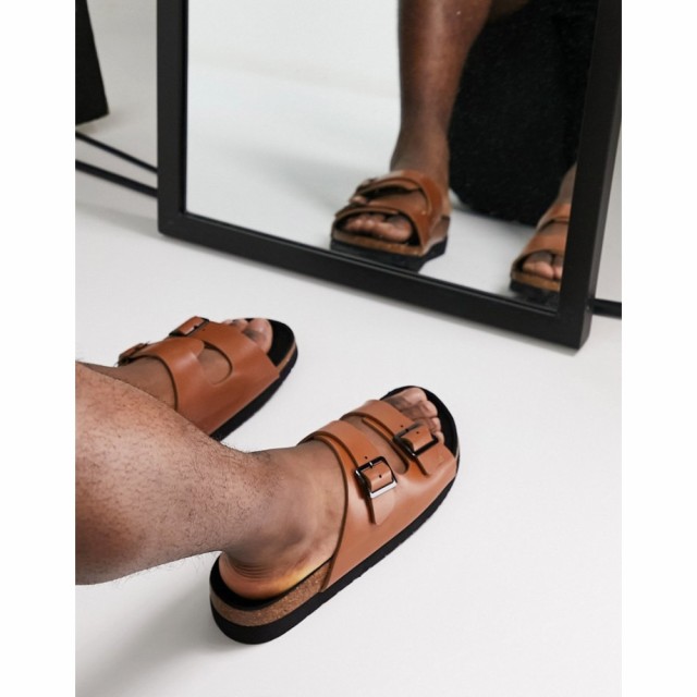 ニュールック New Look メンズ サンダル シューズ・靴 Buckle Sandals In Tan タン