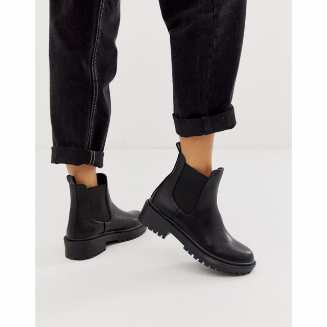 レイド Raid レディース ブーツ チェルシーブーツ シューズ・靴 Radar Black Chunky Chelsea Boots ブラック