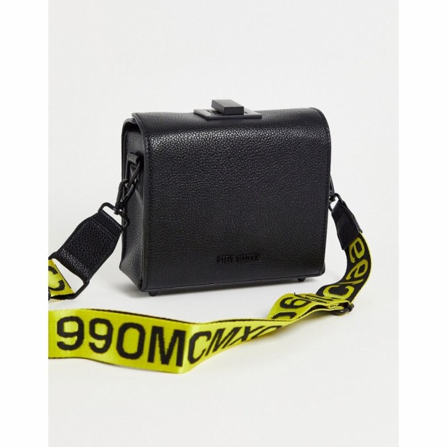 スティーブ マデン Steve Madden レディース ショルダーバッグ カメラバッグ バッグ Bkween Black Camera Cross Body Bag With Logo Tapi