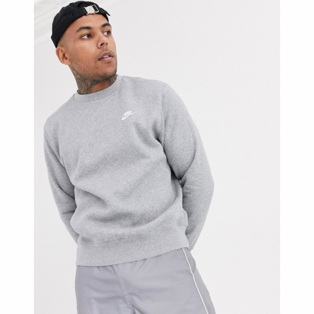 ナイキ Nike メンズ スウェット・トレーナー トップス Club Crew Neck Sweat In Grey グレー