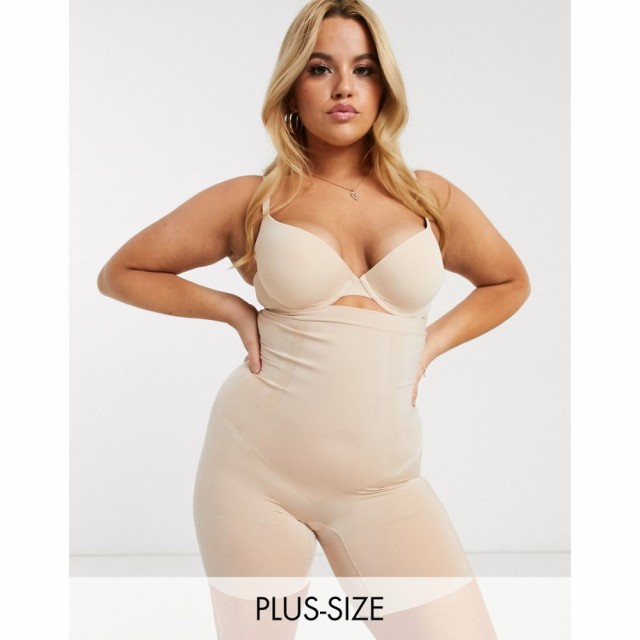 スパンクス Spanx レディース インナー・下着 Curve Oncore High-Waisted Mid-Thigh Super Firm Shaping Short In Beige ベージュ