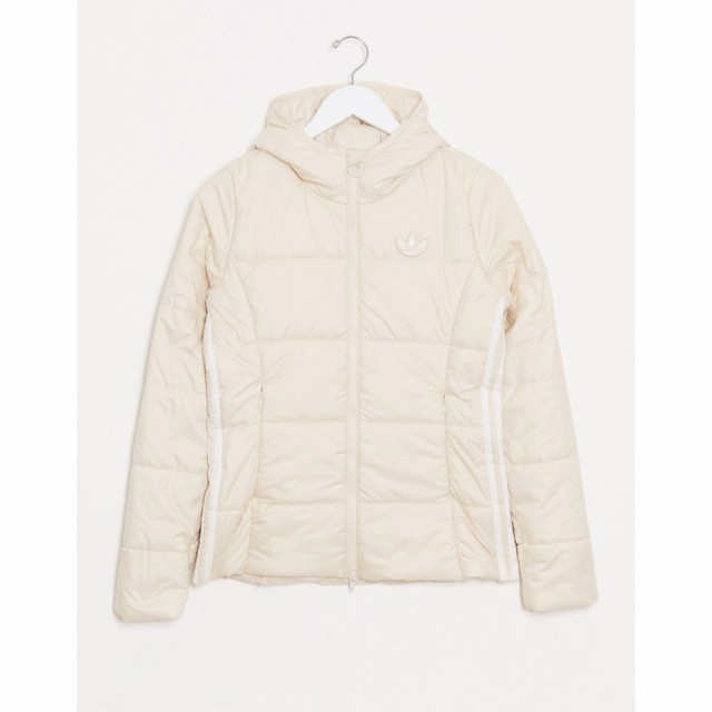 アディダス adidas Originals レディース ダウン・中綿ジャケット アウター Slim Fit Padded Jacket In Cream クリーム