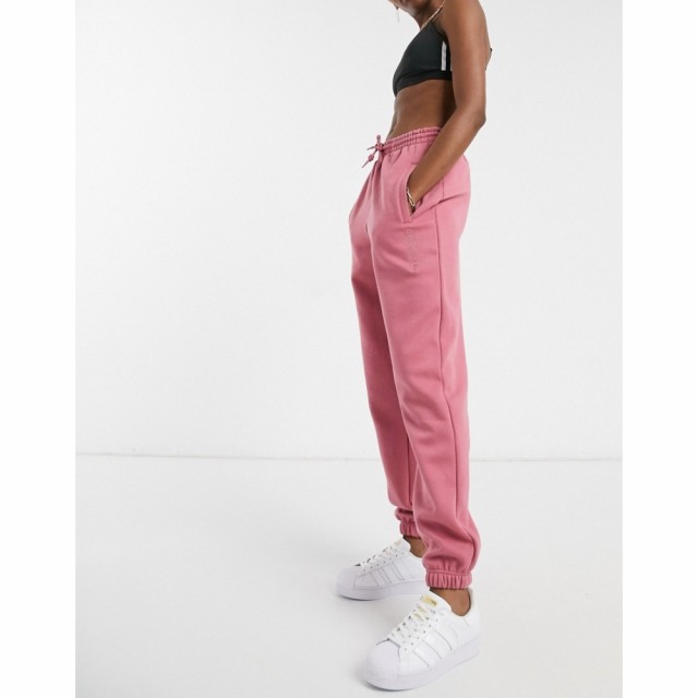 アディダス adidas Originals レディース ジョガーパンツ ボトムス・パンツ Cosy Comfort Oversized Cuffed Joggers In Pink ピンク