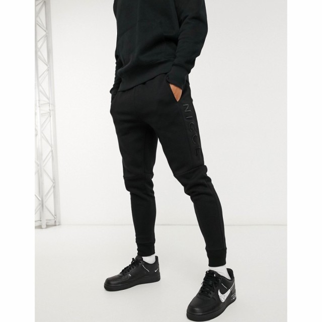 ニッチェ ロンドン Nicce メンズ ジョガーパンツ ボトムス・パンツ Mercury Joggers In Black ブラック