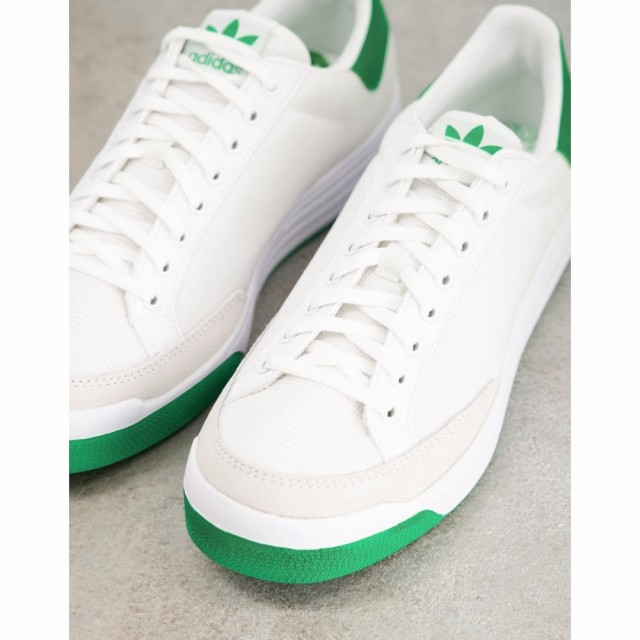 アディダス adidas Originals メンズ スニーカー シューズ・靴 Rod Laver Trainers In White ホワイト