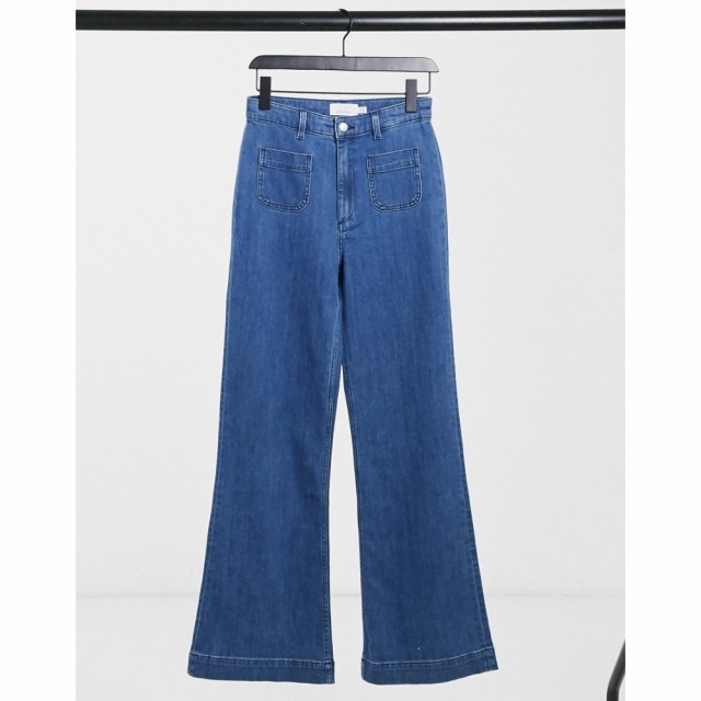 アンドアザーストーリーズ and Other Stories レディース ジーンズ・デニム Organic Cotton High Waist Flare Jeans In Blue ブルーウォ