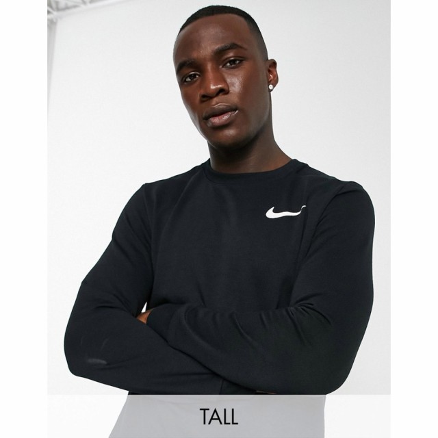 ナイキ Nike Training メンズ スウェット・トレーナー トップス Tall Crew Neck Sweat In Black ブラック