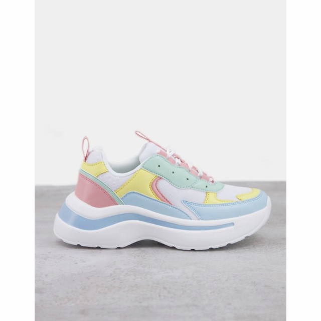 レイド Raid レディース スニーカー シューズ・靴 Rocky Trainers In Pastel Mix マルチカラー