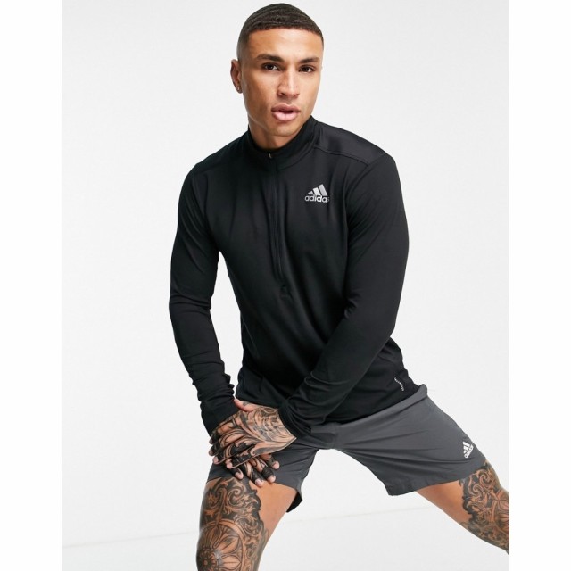 アディダス adidas performance メンズ ランニング・ウォーキング スウェット・ジャージ Adidas Running Own The Run Long Sleeve Half Z