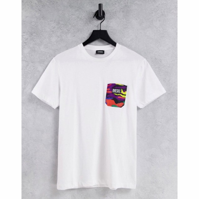 ディーゼル Diesel メンズ Tシャツ トップス Xpride T-Shirt In White ホワイト