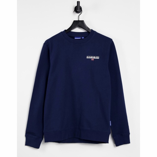 ナパピリ Napapijri レディース スウェット・トレーナー トップス Box Sweatshirt In Navy ブルー