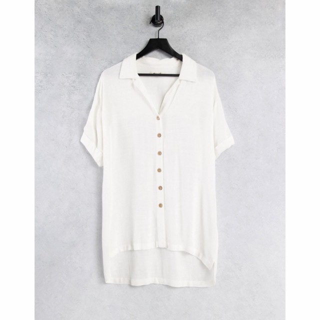 リップカール Ripcurl レディース ブラウス・シャツ トップス Rip Curl Ashore Shirt In White ホワイト