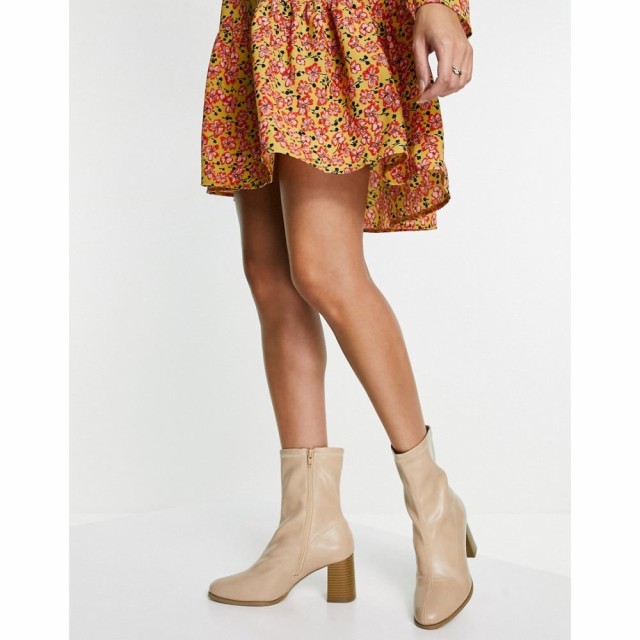 グラマラス Glamorous レディース ブーツ ショートブーツ シューズ・靴 Heeled Ankle Boots In Camel