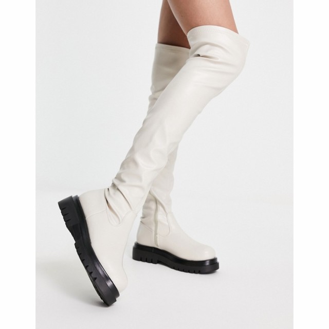 トリュフコレクション Truffle Collection レディース ブーツ ニーハイブーツ ロングブーツ Chucky Stretch Over The Knee Boots In Crea