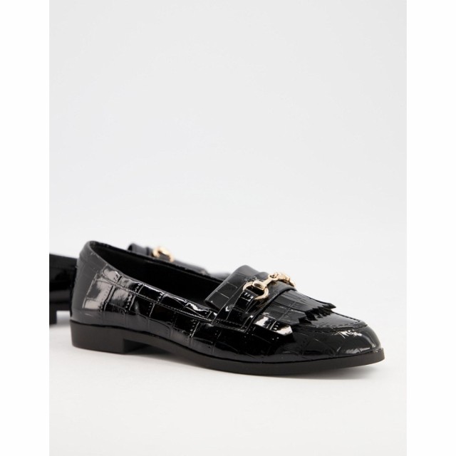 ミス セルフリッジ Miss Selfridge レディース ローファー・オックスフォード シューズ・靴 Snaffle Pu Loafer In Black ブラック