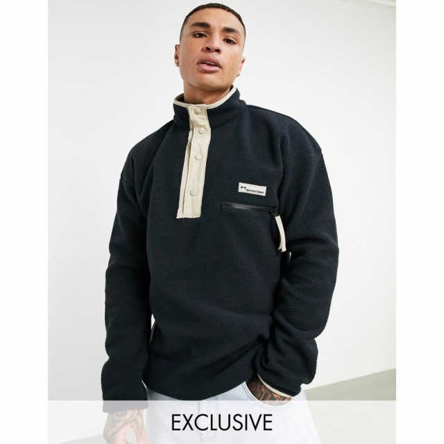 コロンビア Columbia メンズ フリース トップス Helvetia Half Snap Neck Fleece In Black Exclusive At Asos ブラック