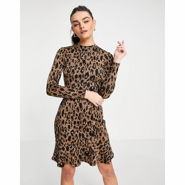 ホイッスルズ Whistles レディース ワンピース ワンピース・ドレス Animal Jersey Flippy Dress