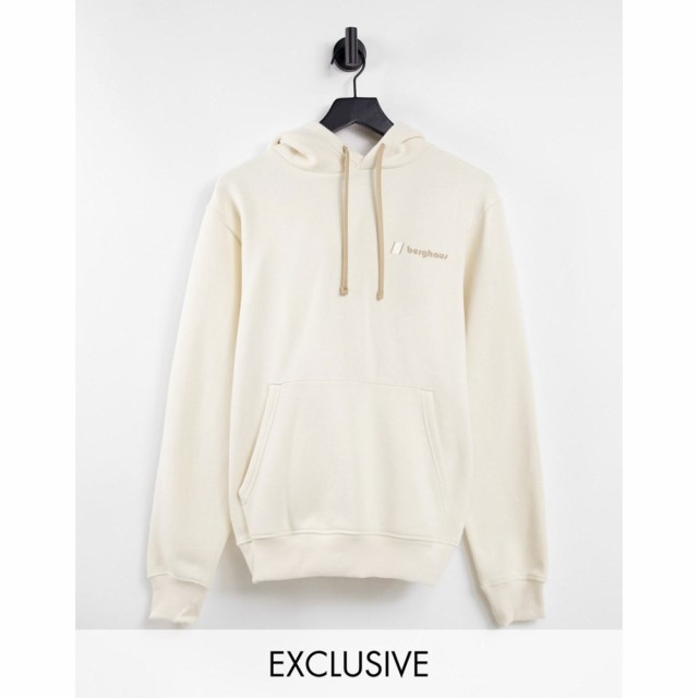 バーグハウス Berghaus レディース パーカー トップス Heritage Small Logo Hoodie On Beige Exclusive At Asos ベージュ