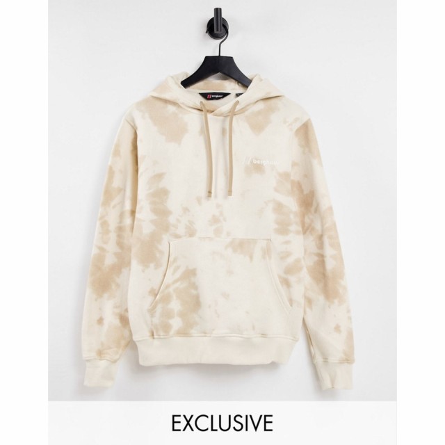 バーグハウス Berghaus レディース パーカー トップス Heritage Small Logo Tie Dye Hoodie On Beige Exclusive At Asos ベージュ