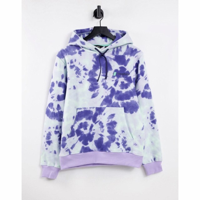 バーグハウス Berghaus レディース パーカー トップス Heritage Small Logo Hoodie In Purple Tie Dye