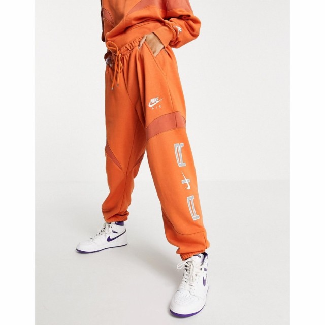 ナイキ Nike レディース ジョガーパンツ ボトムス・パンツ Air Oversized Fleece Joggers In Orange