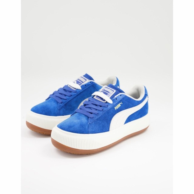 プーマ Puma レディース スニーカー シューズ・靴 Suede Mayu Trainers In Blue And White