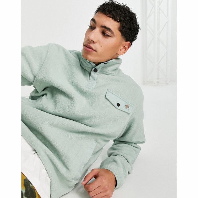 ディッキーズ Dickies メンズ フリース トップス Port Allen Fleece In Jade Green グリーン