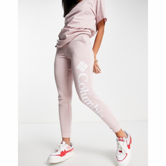 コロンビア Columbia レディース ジョガーパンツ ボトムス・パンツ Logo Fleece Joggers In Pink