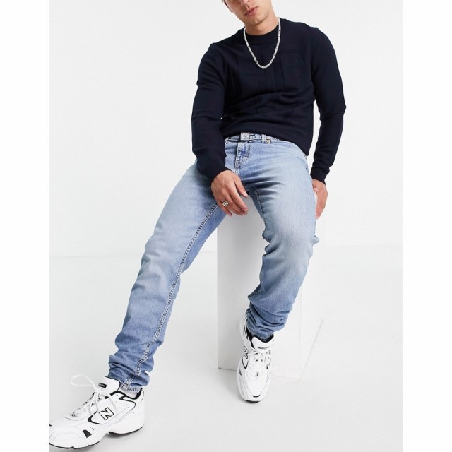 リーバイス Levis メンズ ジーンズ・デニム スキニー・スリム ボトムス・パンツ 512 Slim Tapered Fit Lo-Ball Jeans In Mid Wash Blue