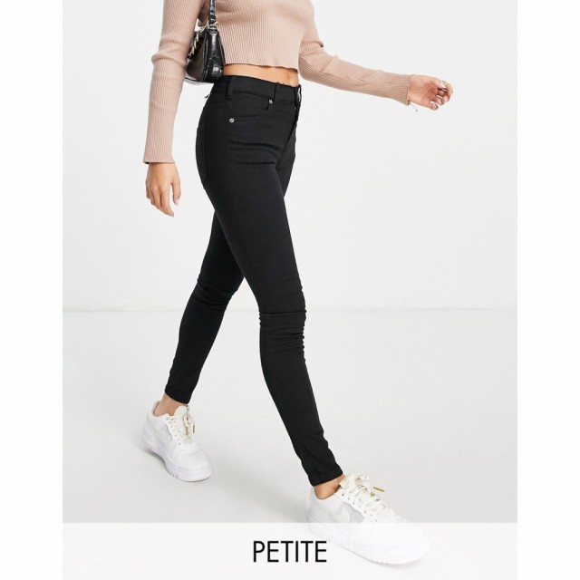 ドクターデニム Dr Denim Petite レディース ジーンズ・デニム スキニー ボトムス・パンツ Lexy Mid Rise Super Skinny Jeans In Black