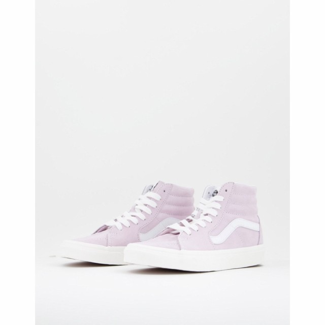 ヴァンズ Vans レディース スニーカー シューズ・靴 Sk8-Hi Suede Trainers In Pink ピンク