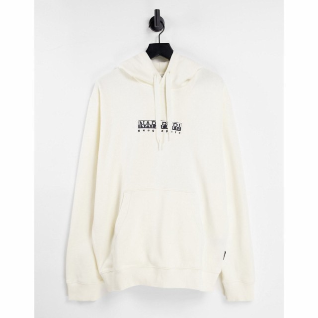 ナパピリ Napapijri メンズ パーカー トップス Box Hoodie In White ホワイト