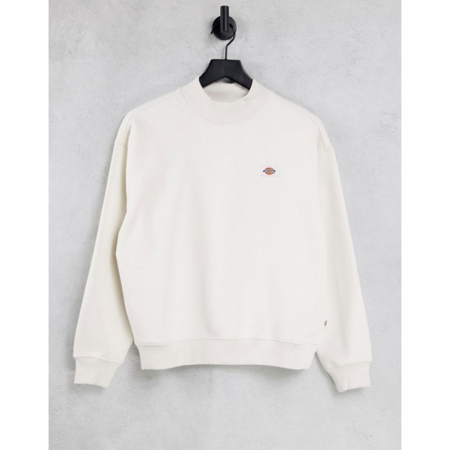 ディッキーズ Dickies レディース スウェット・トレーナー トップス Oakport High Neck Sweatshirt In Ecru クリーム