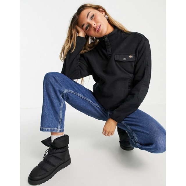 ディッキーズ Dickies レディース フリース トップス Port Allen Fleece In Black ブラック