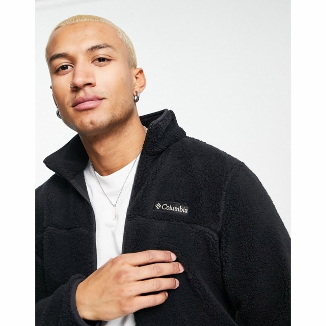 コロンビア Columbia メンズ フリース トップス Rugged Ridge Sherpa Full Zip Fleece In Black ブラック