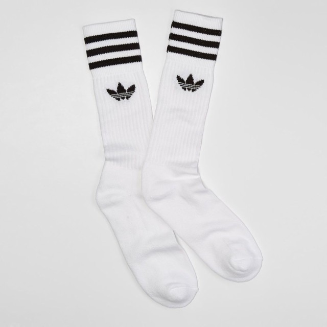 solid crew socks adidas