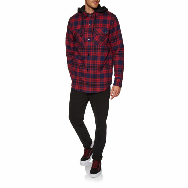 insulated flannel hoodie