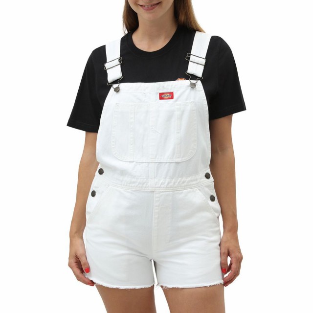 ディッキーズ Dickies レディース オーバーオール ダンガリー ボトムス パンツ Roopville Dungarees Whiteの通販はau Pay マーケット フェルマート 商品ロットナンバー