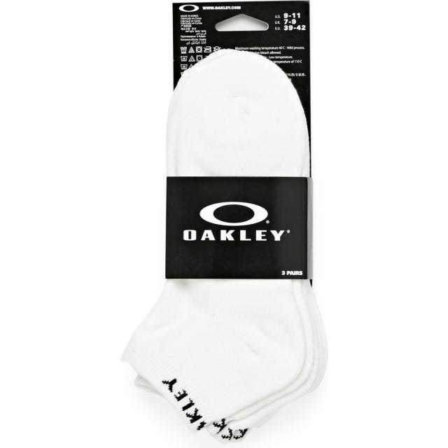 超大特価 オークリー Oakley メンズ ソックス インナー 下着 Short Solid 3 Pcs Sports Socks White 即発送可能 Olsonesq Com