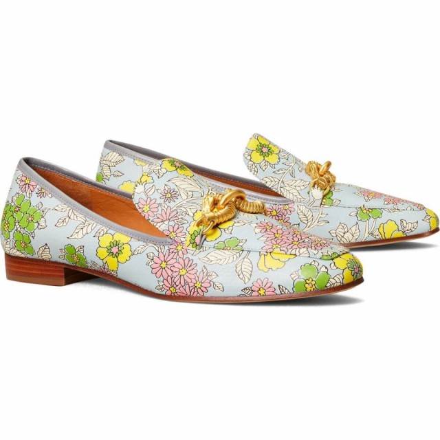 新着商品 トリー バーチ Tory Burch レディース ローファー オックスフォード シューズ 靴 Jessa Horse Hardware Loafer Blue Wallpaper Floral 激安ブランド Gipser Baeumle De