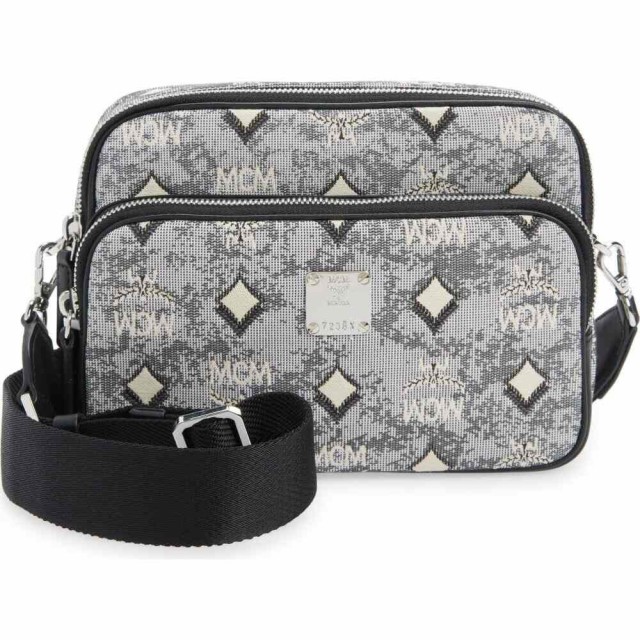 毎回完売 エムシーエム Mcm メンズ ショルダーバッグ バッグ Small Vintage Jacquard Crossbody Bag Grey 新作 Www Bnooon Com