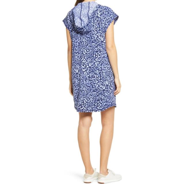 アウトレット送料無料 トミー バハマ Tommy Bahama レディース ワンピース ワンピース ドレス Leopard Island Zone Hooded Dress Island Navy 値引きする Olsonesq Com