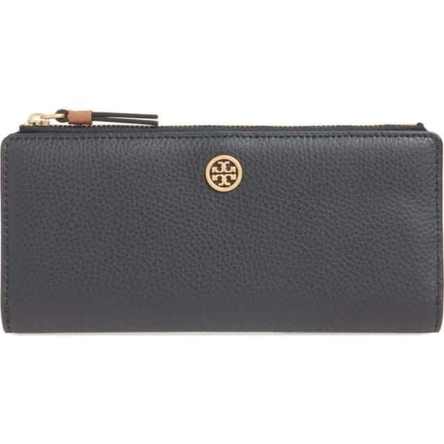 訳ありセール格安 トリー バーチ Tory Burch レディース 財布 Walker Slim Zip Wallet Black 最新コレックション Www Apsi Incendie Fr