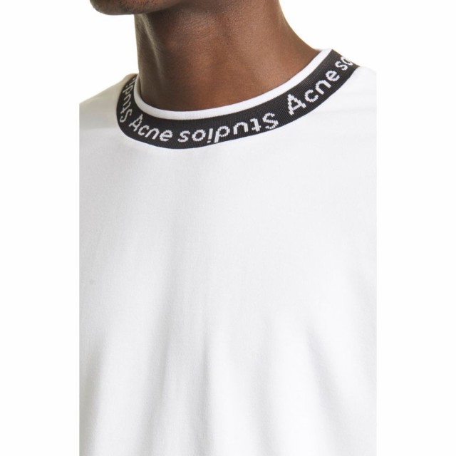 全国無料新作 アクネ Fulton Logo Rib T-Shirt Optic Whiteの通販はau PAY マーケット - フェルマート｜商品ロットナンバー：511702580 ストゥディオズ ACNE STUDIOS メンズ Tシャツ トップス 通販大特価