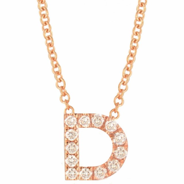 ボニー レヴィ BONY LEVY レディース ネックレス ジュエリー 日本メーカー新品 日本産 アクセサリー Rose Diamond Pendant Pave 18K Necklace Gold Initial