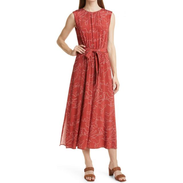 人気が高い ヒューゴ ボス Boss レディース ワンピース ワンピース ドレス Esoara Belted A Line Dress Sienna Red 公式通販 Theblindtigerslidell Com