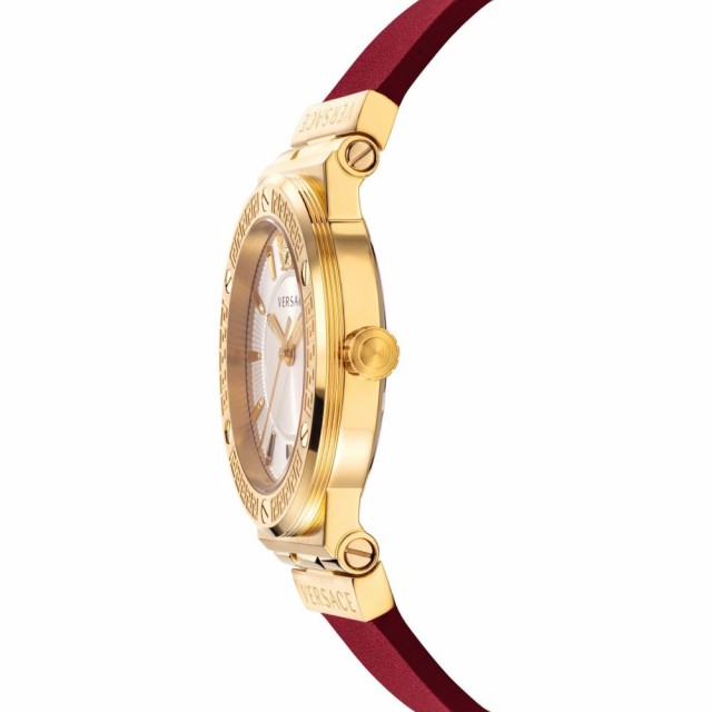 通販セール ヴェルサーチ VERSACE レディース 腕時計 Greca Logo Leather Strap Watch. 38mm Red/Silver/Goldの通販はau PAY マーケット - フェルマート｜商品ロットナンバー：509739993 HOT特価