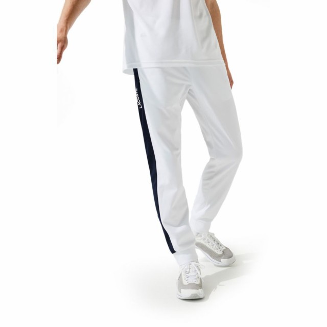 ブランドおしゃれ ラコステ Lacoste メンズ ジョガーパンツ ボトムス パンツ Sports Resistant Joggers White Navy Blue White 期間限定開催 Csscksu Com